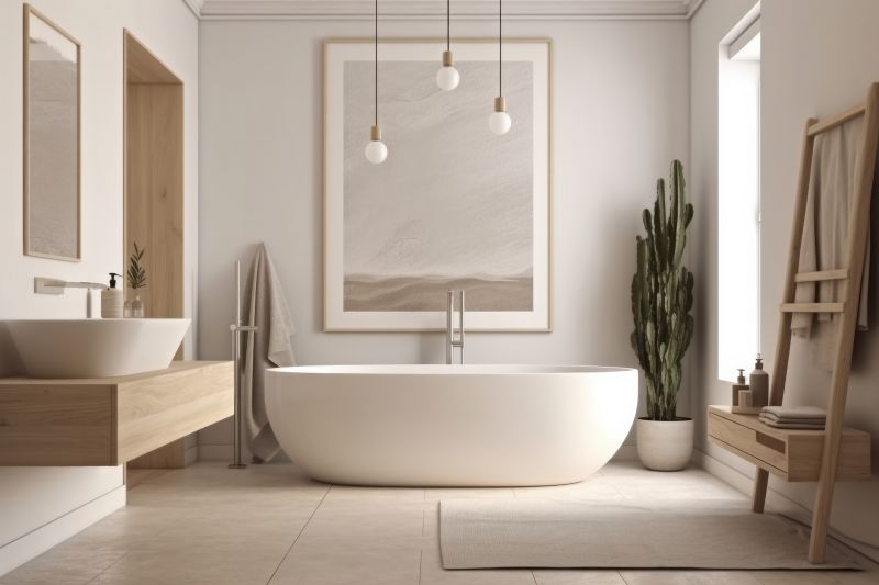 Elegant Bathtub Installation